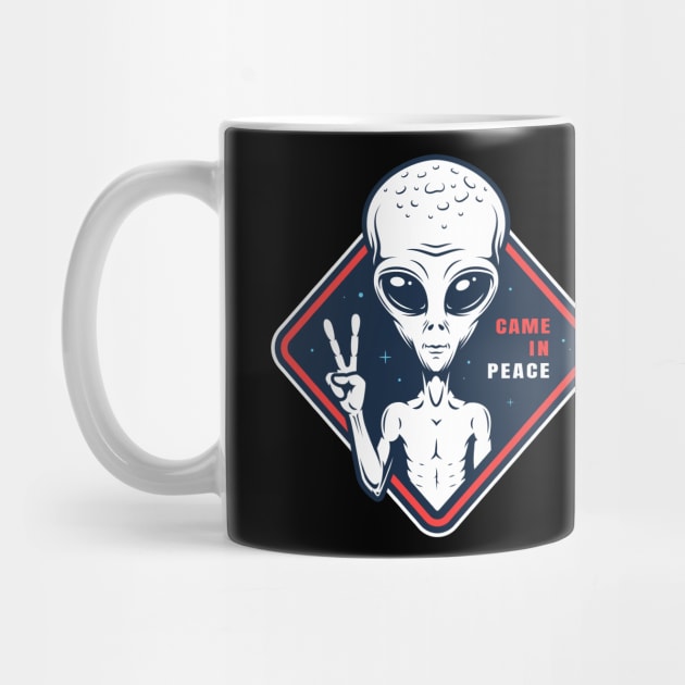 Alien Came In Peace by Utopia Shop